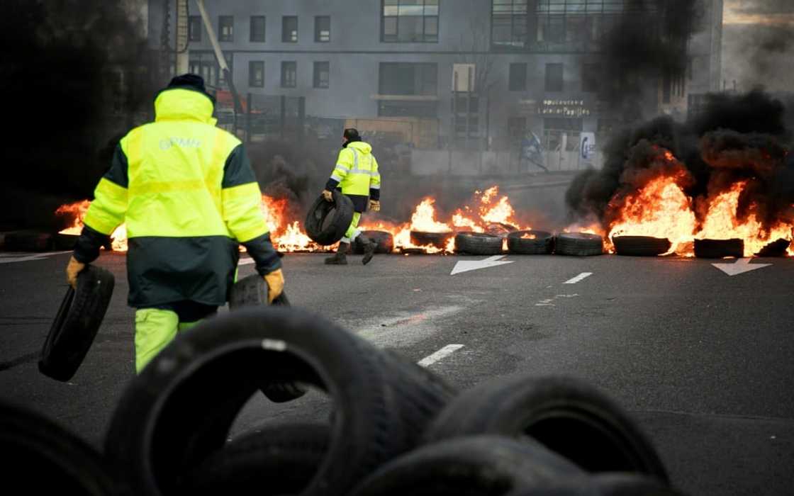 The pension changes are intended to be a flagship reform of President Emmanuel Macron's second term The pension changes are intended to be a flagship reform of President Emmanuel Macron's second term