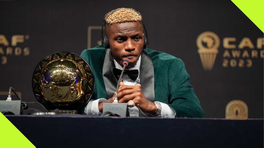 Victor Osimhen at the 2023 CAF awards