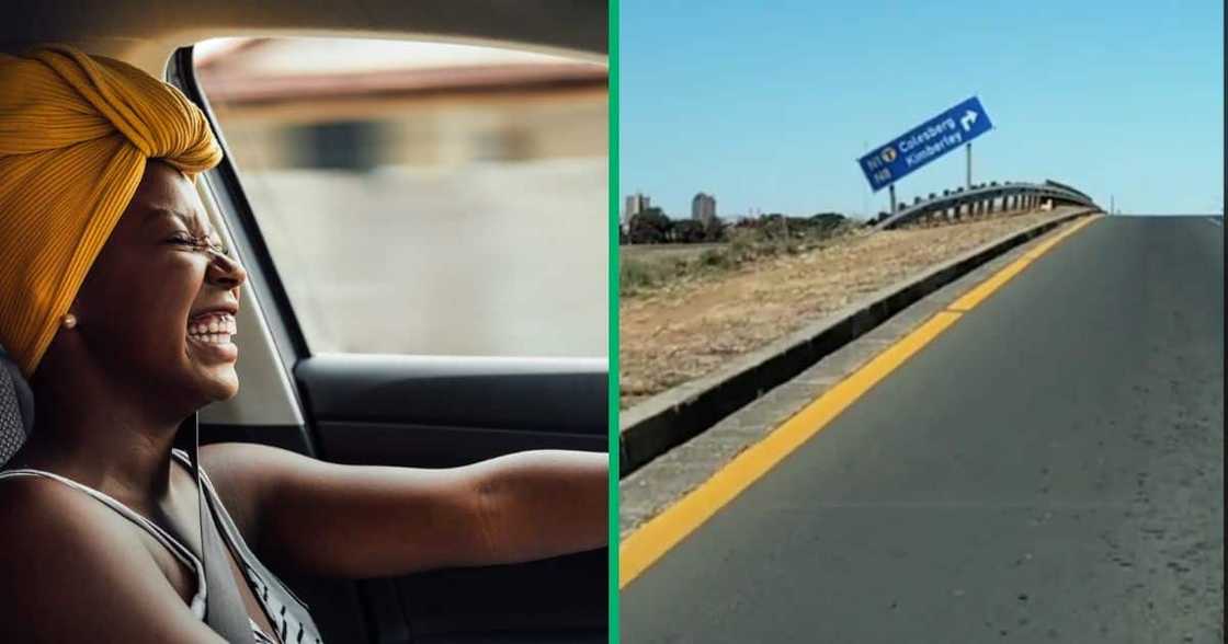 A man frm Bloemfontein gave funny traffic commentary in a TikTok video