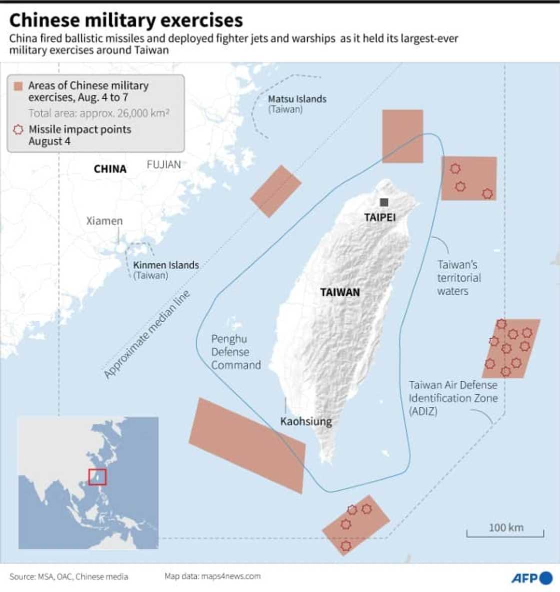 Chinese military exercises