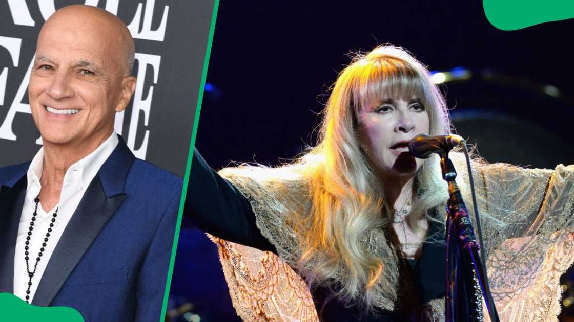 Jimmy lovine at the Microsoft Theatre in 2022 (L). Stevie Nicks at the Radio City Music Hall in 2018 (R) Jimmy lovine at the Microsoft Theatre in 2022 (L). Stevie Nicks at the Radio City Music Hall in 2018 (R)
