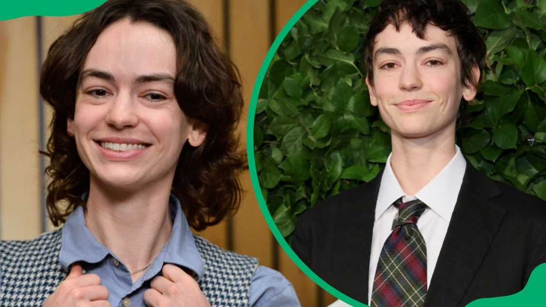 Brigette Lundy-Paine at The Vulture Spot in 2024 (L). The actor at Cipriani Wall Street in (R)