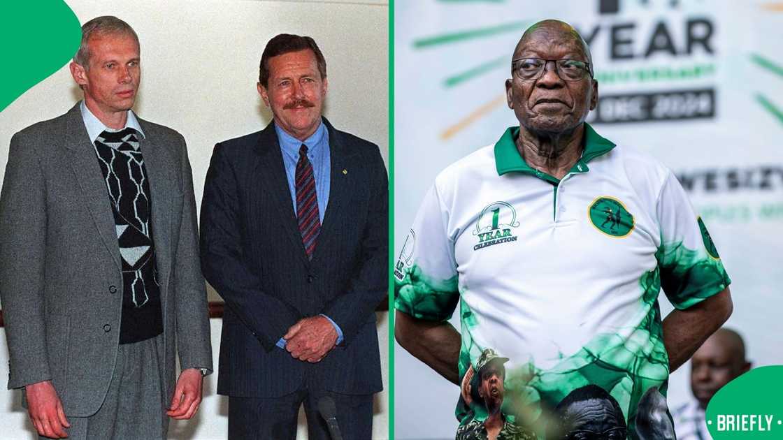 Janusz Waluś claimed that Jacob Zuma had a positive meeting with Clive Derby-Lewis while he was imprisoned Janusz Waluś claimed that Jacob Zuma had a positive meeting with Clive Derby-Lewis while he was imprisoned