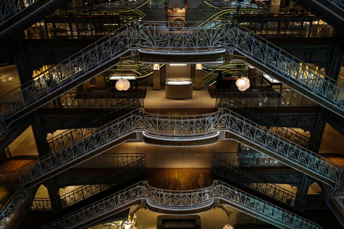 The iconic 'La Samaritaine' department store in Paris was forced to shut its doors on a key pre-Christmas shopping day The iconic 'La Samaritaine' department store in Paris was forced to shut its doors on a key pre-Christmas shopping day