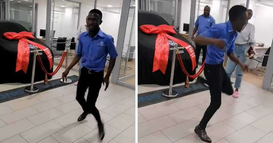dancing vw car salesman dancing vw car salesman