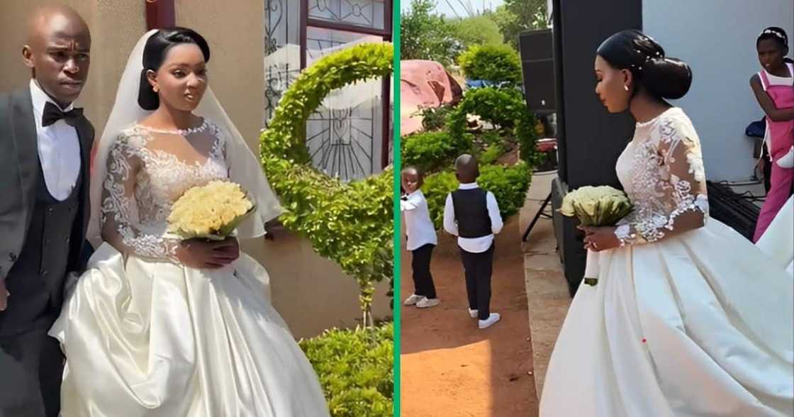 Bride in TikTok video stuns