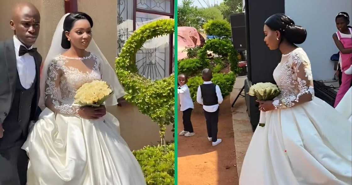 Bride in TikTok video stuns Bride in TikTok video stuns