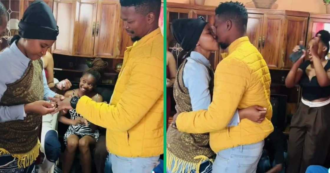A SA couple had an inexpensive wedding at home A SA couple had an inexpensive wedding at home