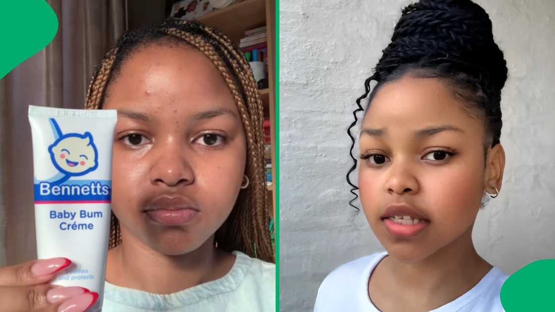 South Africans discussed skincare products after a lady shared a baby cream hack for clear skin. South Africans discussed skincare products after a lady shared a baby cream hack for clear skin.