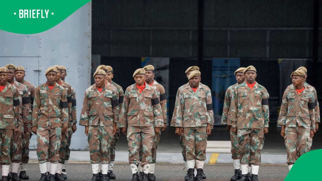 SANDF members were reportedly stationed outside Bergview College in Matatiele, Eastern Cape SANDF members were reportedly stationed outside Bergview College in Matatiele, Eastern Cape