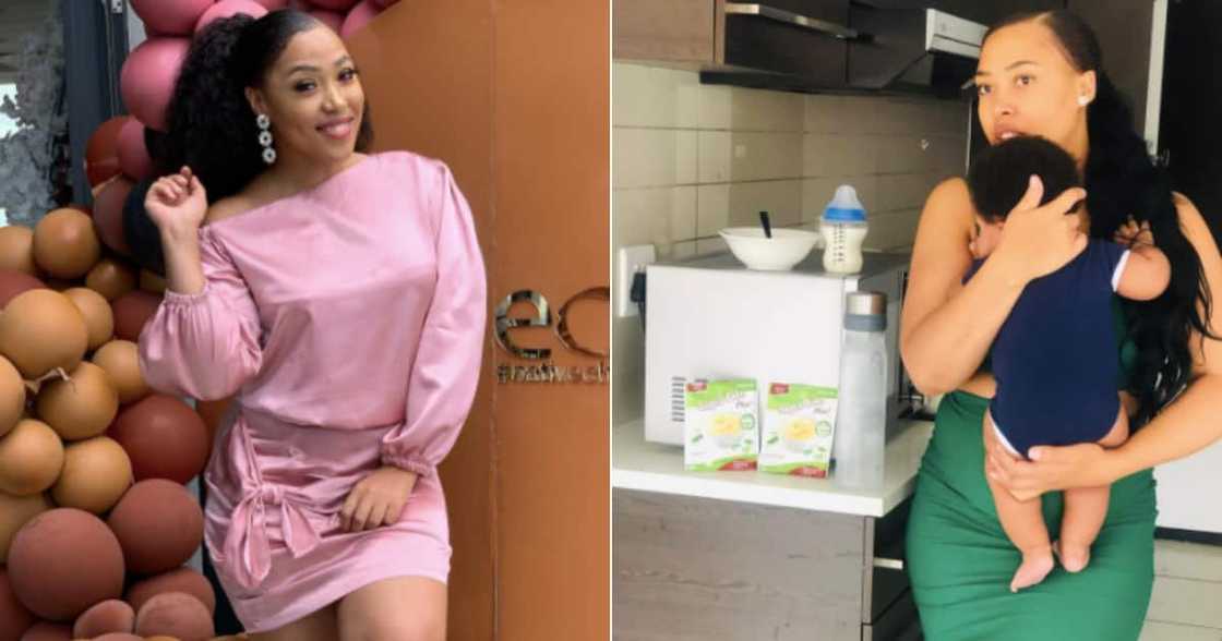 Simz Ngema makes a return to work after being on maternity leave Simz Ngema makes a return to work after being on maternity leave