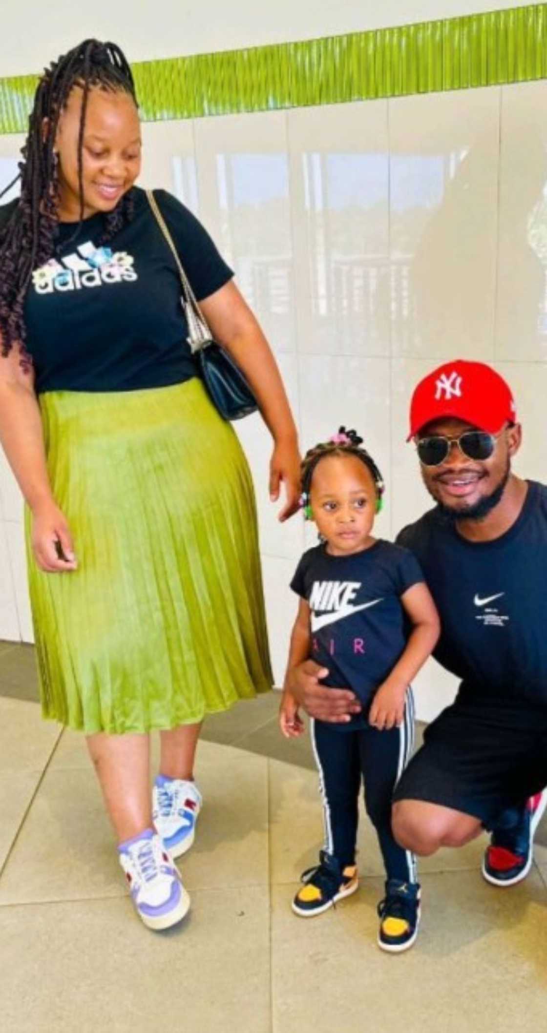 Man showed off his little family Man showed off his little family