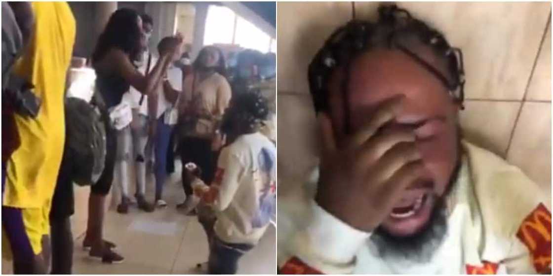 Nigerian man cries after exchanging manhood for lady who rejected him Nigerian man cries after exchanging manhood for lady who rejected him