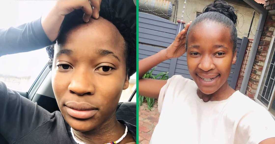 A woman worked at a petrol station as a cashier after dropping out of university in her third year due to funds. A woman worked at a petrol station as a cashier after dropping out of university in her third year due to funds.