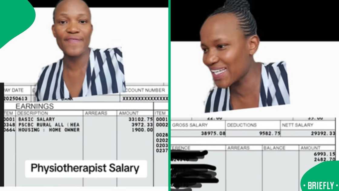 A creator’s salary content showcased a physiotherapist’s gross, deductions, and net pay to curious viewers