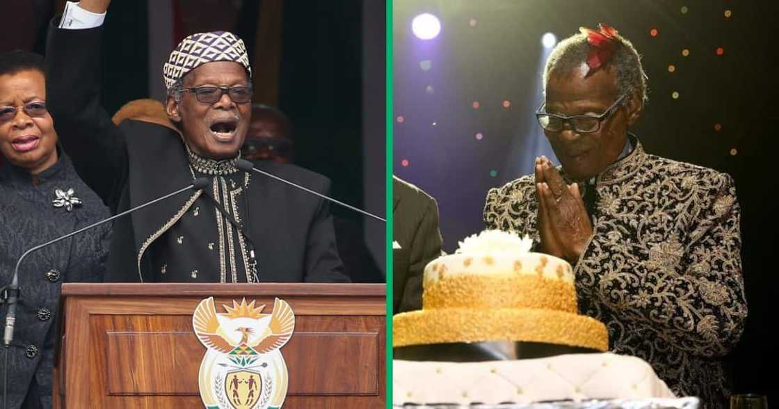Prince Mangoshutu Buthelezi celebrated his 95th birthday in hospital Prince Mangoshutu Buthelezi celebrated his 95th birthday in hospital