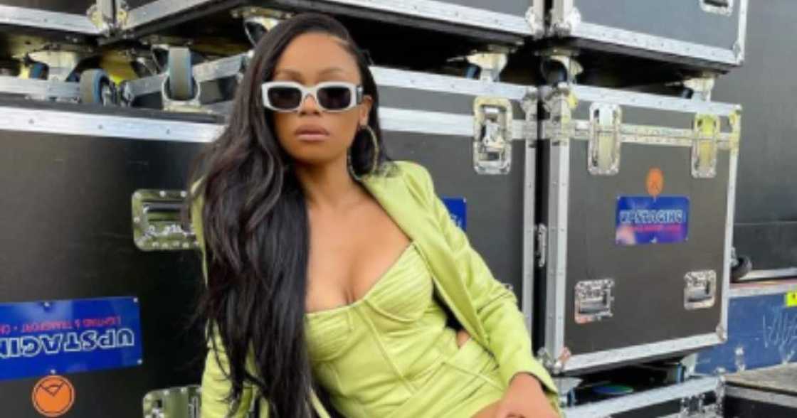 Bonang Matheba, baby, social media, shade