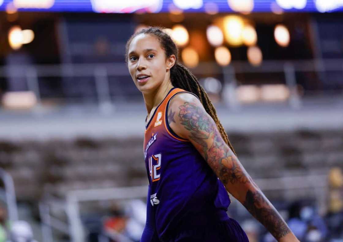 Brittney Griner of the Phoenix Mercury Brittney Griner of the Phoenix Mercury