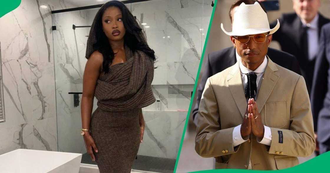 Uncle Waffles met with Pharrell in the US. Uncle Waffles met with Pharrell in the US.