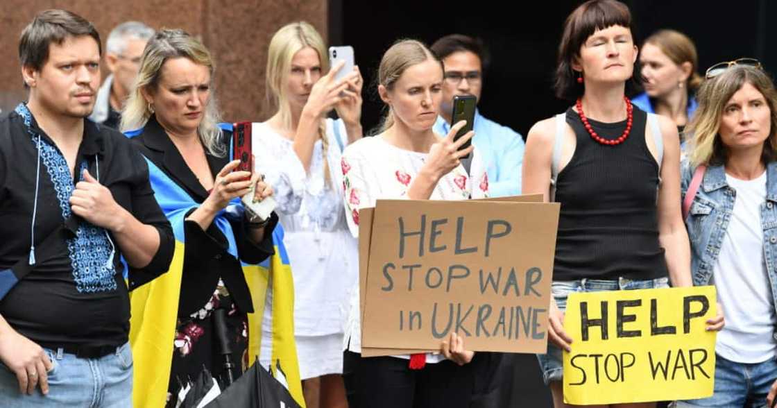Ukraine, Ukraine-Russia conflict, Russia, anti-Russia protest, protest, President Putin, Vladimir Putin, Poland, war, South Africa Ukraine, Ukraine-Russia conflict, Russia, anti-Russia protest, protest, President Putin, Vladimir Putin, Poland, war, South Africa