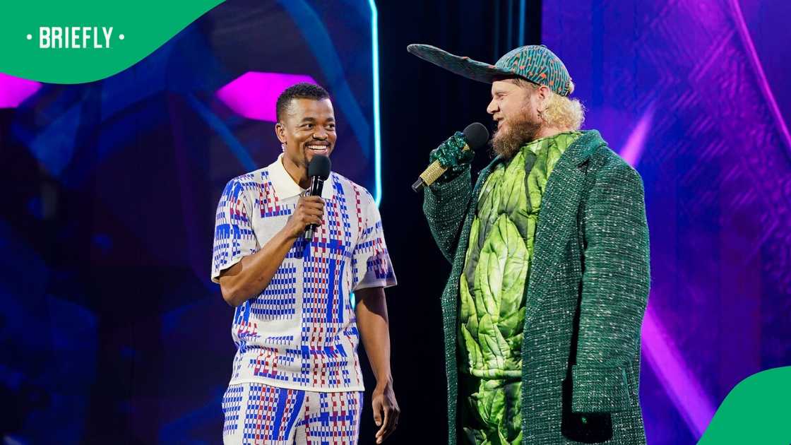 Jack Parow was unmasked as Spinach.