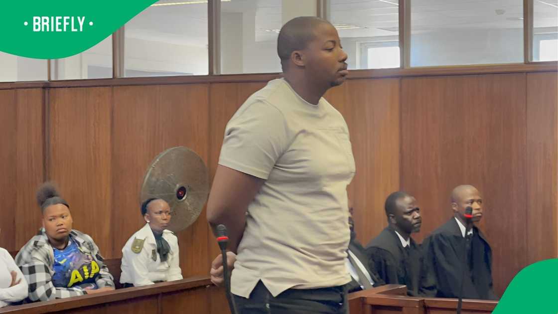 Constable Minenhle Makhaye appeared in court in Durban after his case from moved from Pinetown. Constable Minenhle Makhaye appeared in court in Durban after his case from moved from Pinetown.