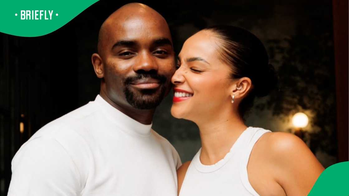 Musa Mthombeni and Liesl Laurie have been married since July 2021. Musa Mthombeni and Liesl Laurie have been married since July 2021.