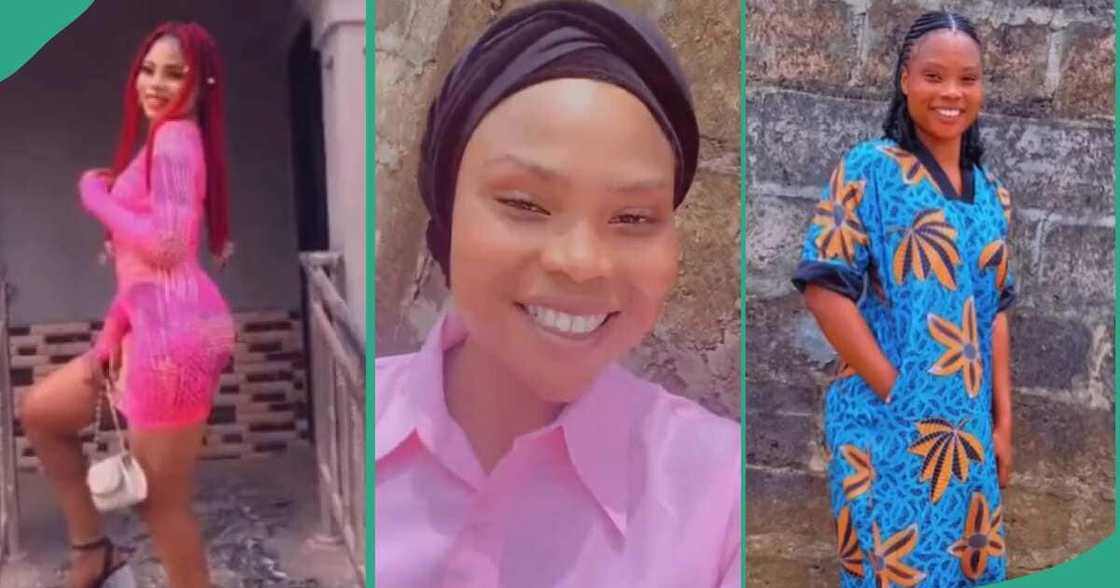 Lady who is now born again shares new look. Lady who is now born again shares new look.