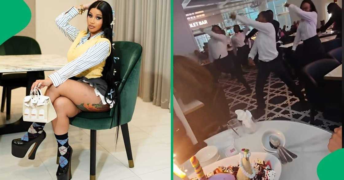A group of energetic restaurant workers at Sugar Factory in Detroit surprised a birthday guest with an epic dance routine A group of energetic restaurant workers at Sugar Factory in Detroit surprised a birthday guest with an epic dance routine