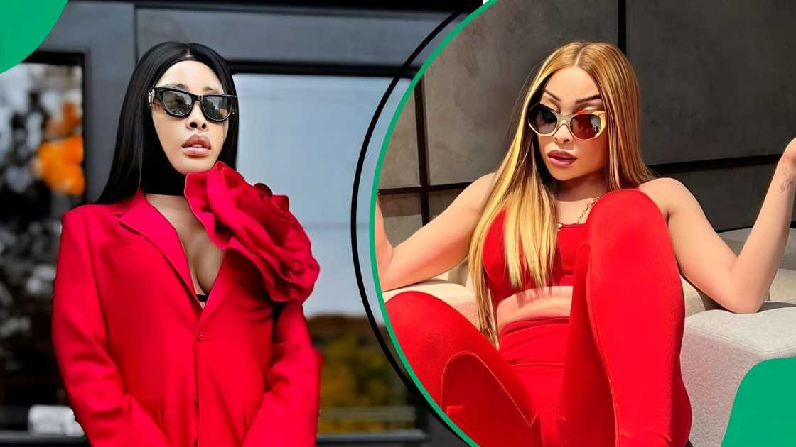 Khanyi Mbau showed her progress after getting a facelift Khanyi Mbau showed her progress after getting a facelift