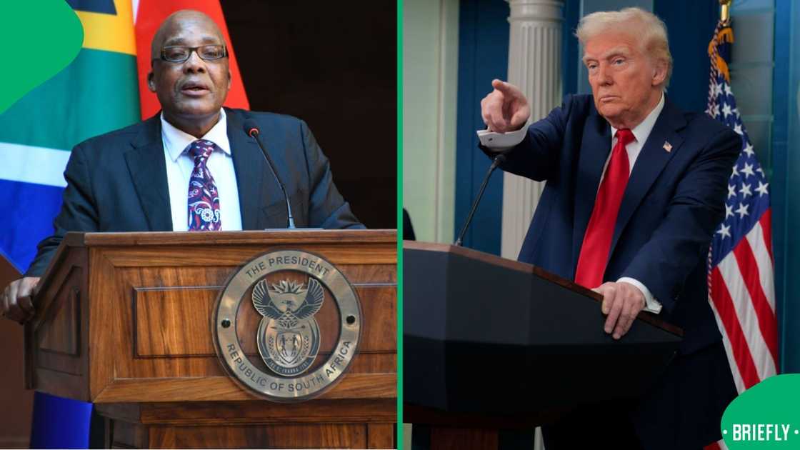 Dr Aaron Motsoaledi is expected to meet with representatives from President Donald Trump's administration Dr Aaron Motsoaledi is expected to meet with representatives from President Donald Trump's administration