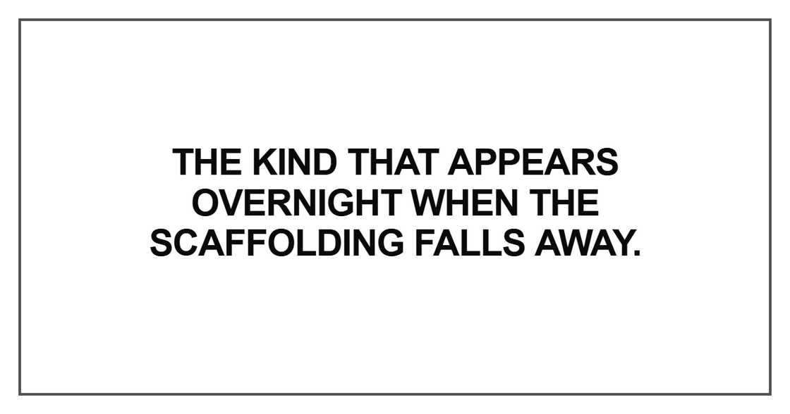 The kind that appears overnight
