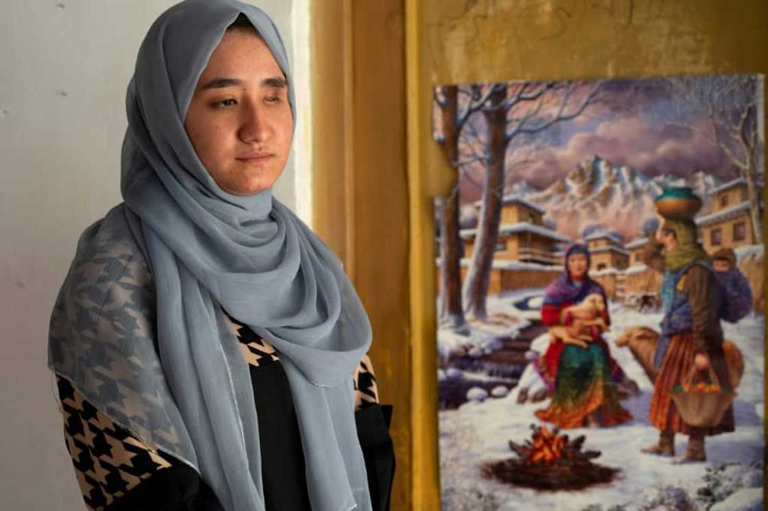 Afghan student Fatima Amiri lost an eye in a deadly suicide attack on her academy which also killed some of her friends Afghan student Fatima Amiri lost an eye in a deadly suicide attack on her academy which also killed some of her friends