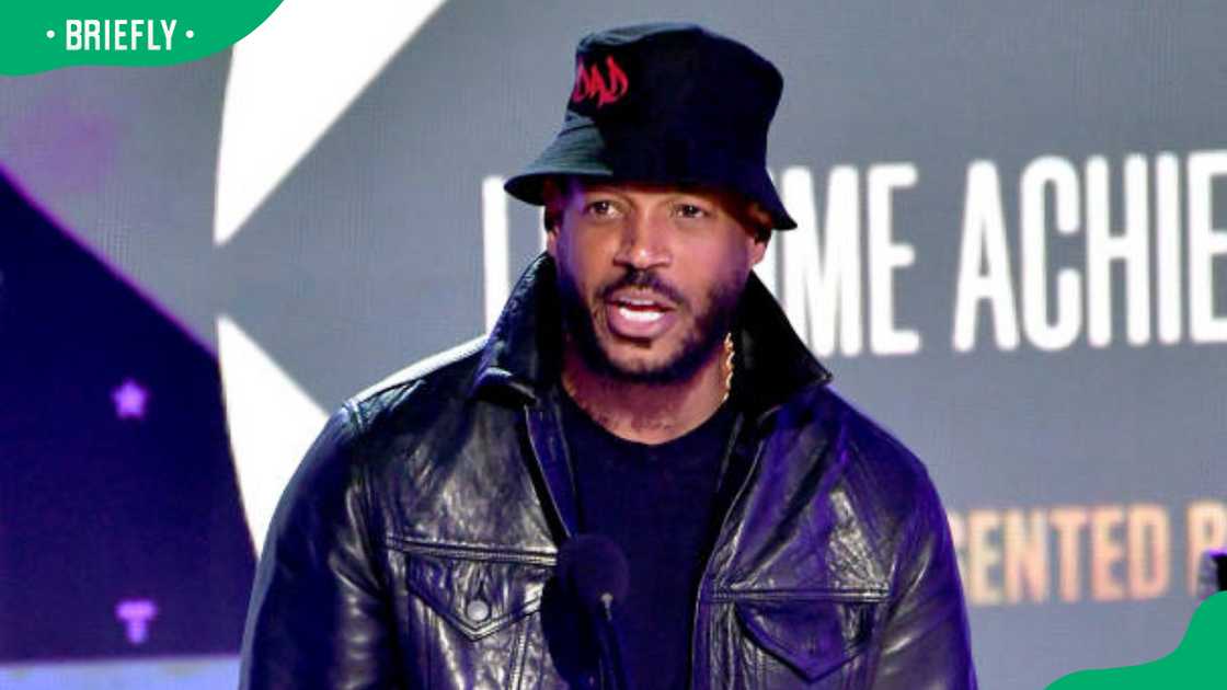 Marlon Wayans onstage during the BET Awards Marlon Wayans onstage during the BET Awards