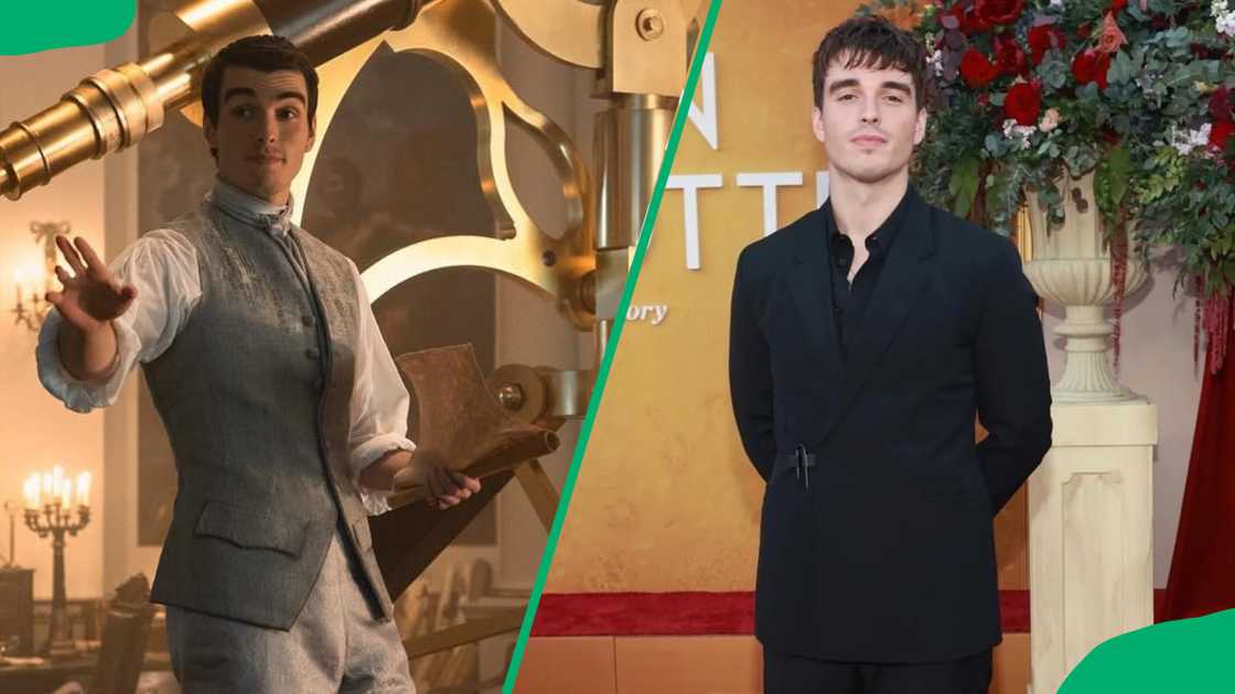 Corey Mylchreest on the Bridgerton shooting set and attending the Bridgerton premier event