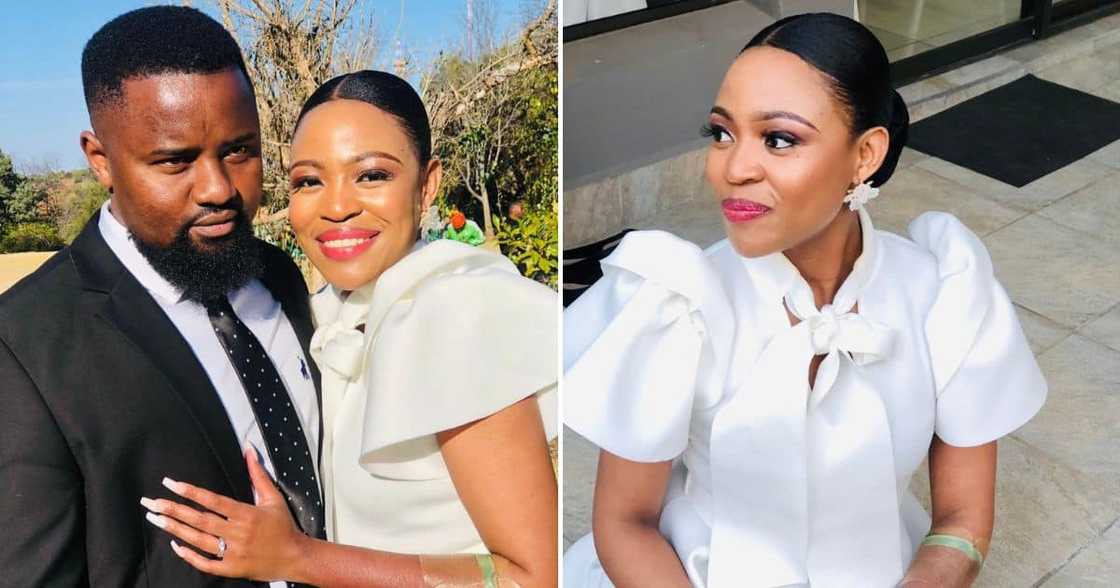 Lady gets married to her man Lady gets married to her man
