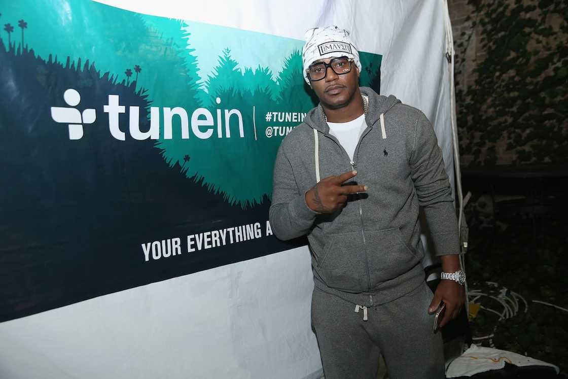 Cam'ron attends the Hip-Hop Beat Showcase at TuneIn Studios Cam'ron attends the Hip-Hop Beat Showcase at TuneIn Studios