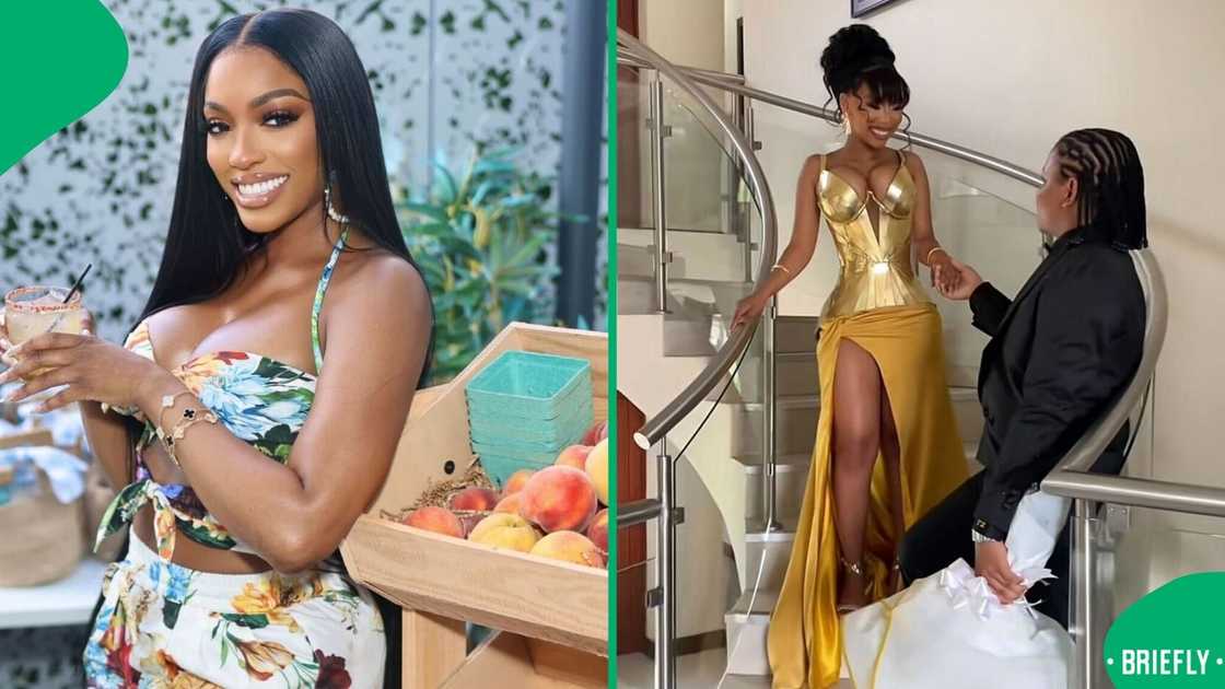 A Grade 12 learner stunned at her Matric dance in a dress that was inspired by reality star Porsha Williams.