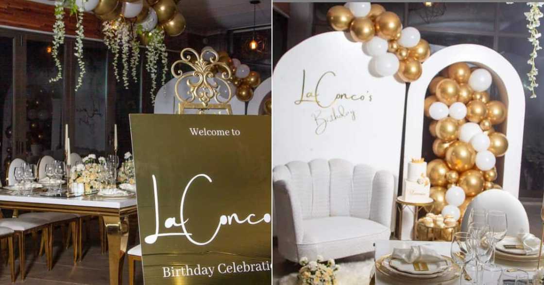 RHOD, Laconco, Golden, Birthday Bash, Decor RHOD, Laconco, Golden, Birthday Bash, Decor