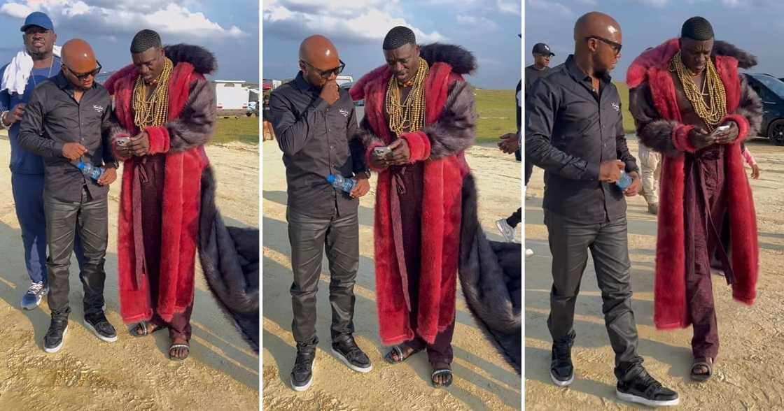Akon and Tbo Touch spend time together Akon and Tbo Touch spend time together