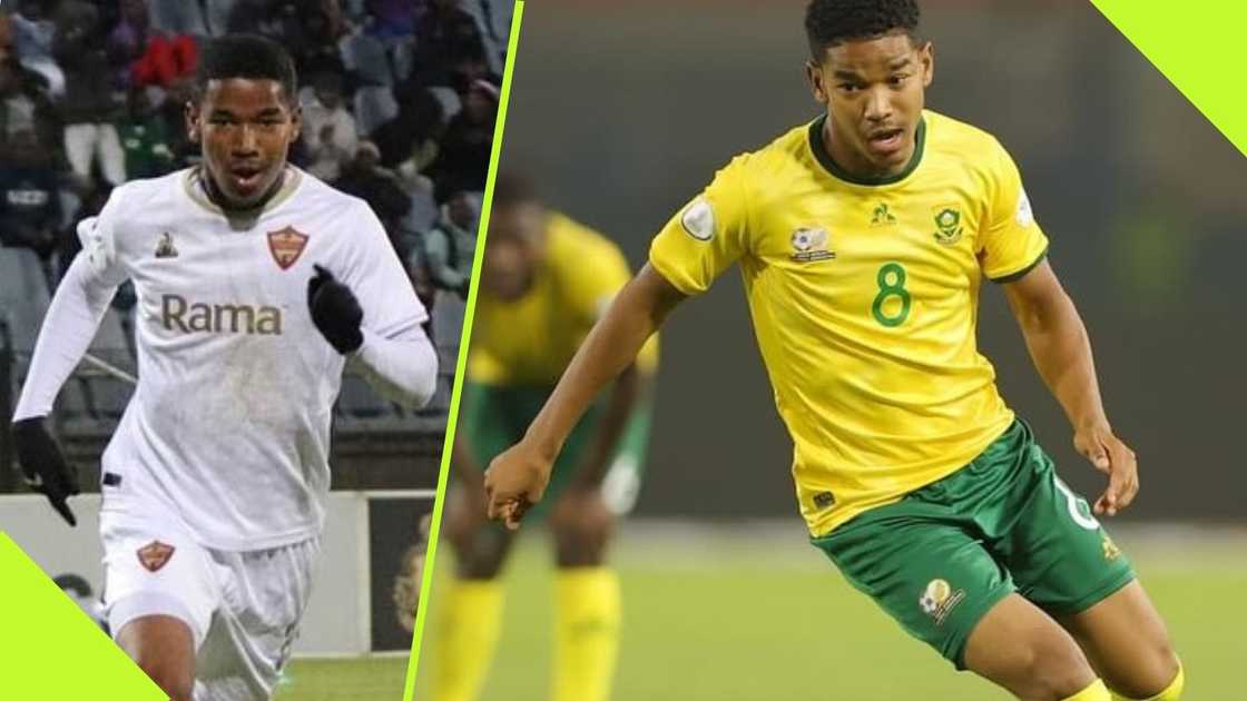 Jayden Adams wants fans to attend Bafana's match.