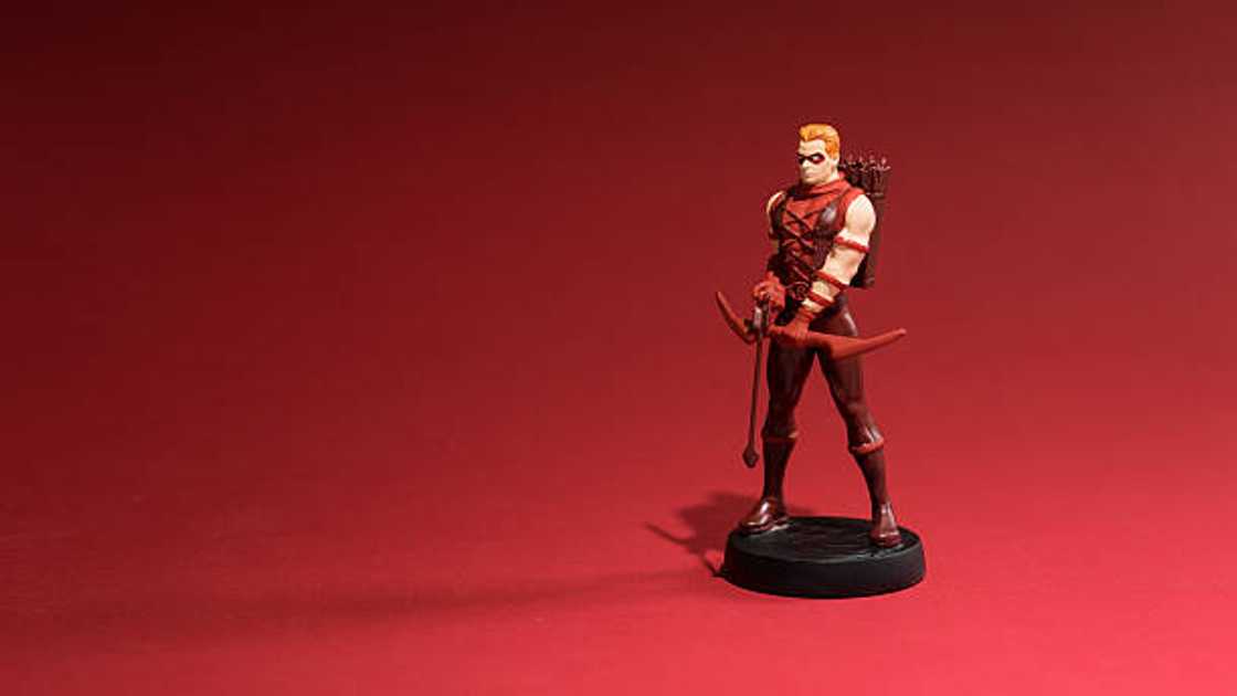 Red Arrow or, also known as Roy Harper. Red Arrow or, also known as Roy Harper.