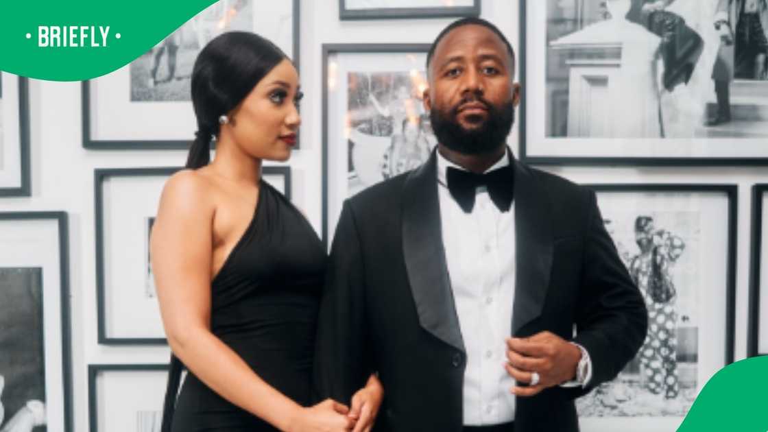 Cassper Nyovest celebrates his wife's birthday online. Cassper Nyovest celebrates his wife's birthday online.