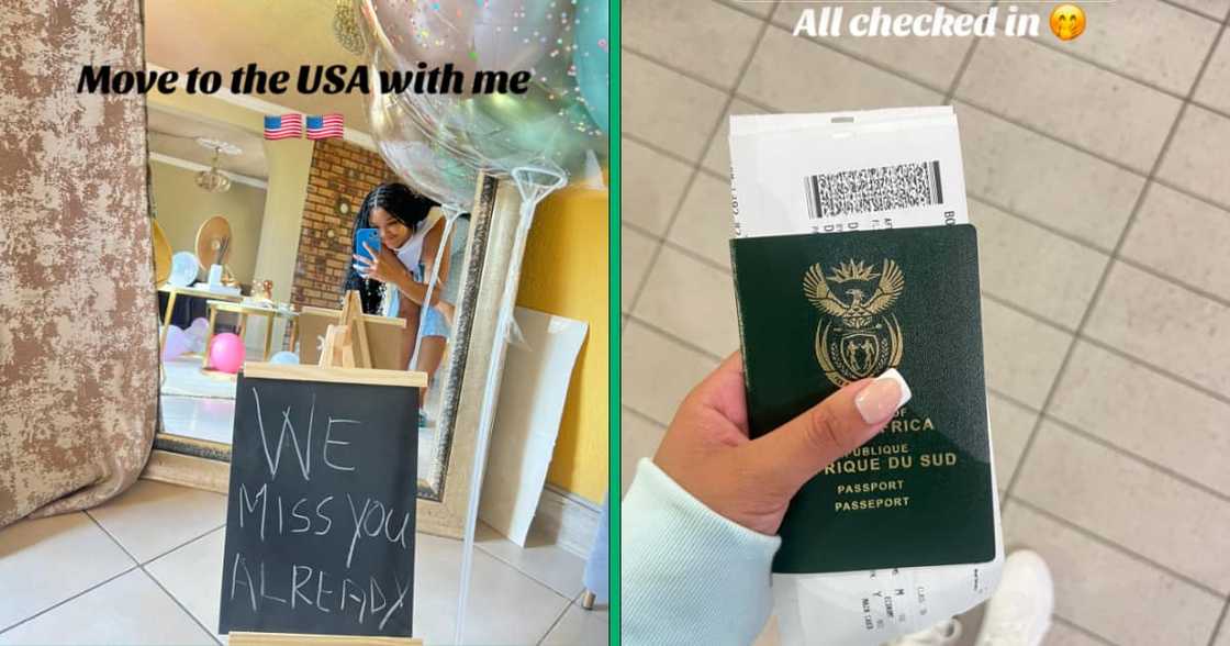 The TikTokker posted a slideshow series from South Africa to New York The TikTokker posted a slideshow series from South Africa to New York