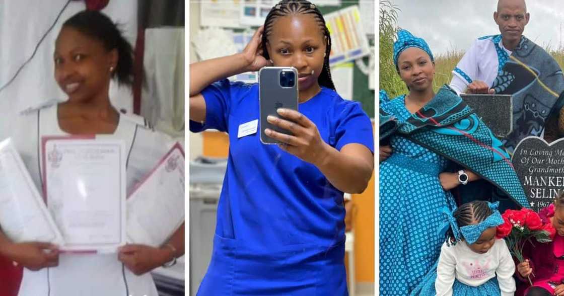 Woman finishes her studies and builds a home for her and her brother. Woman finishes her studies and builds a home for her and her brother.