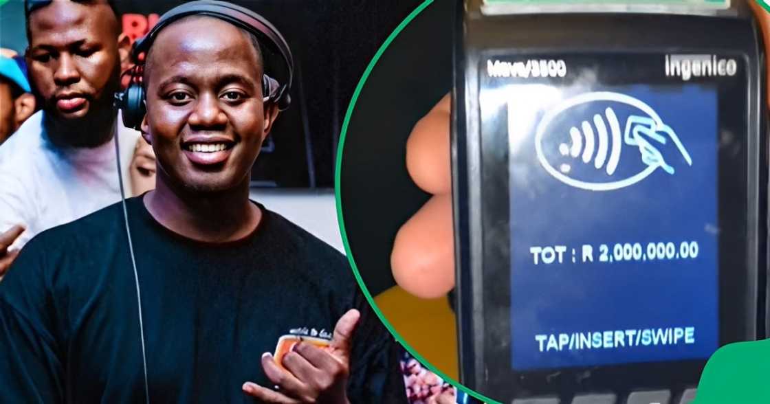 Mzansi loses it after DJ shows off R2M bill