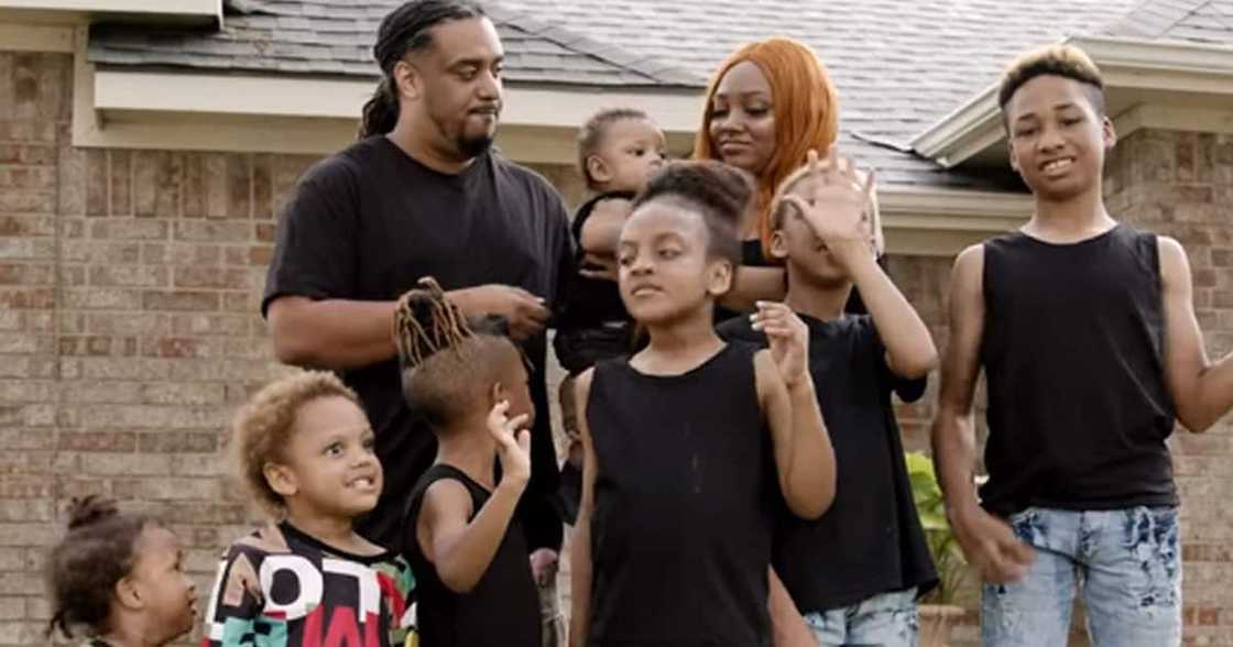 Yalancia with her family. Yalancia with her family.