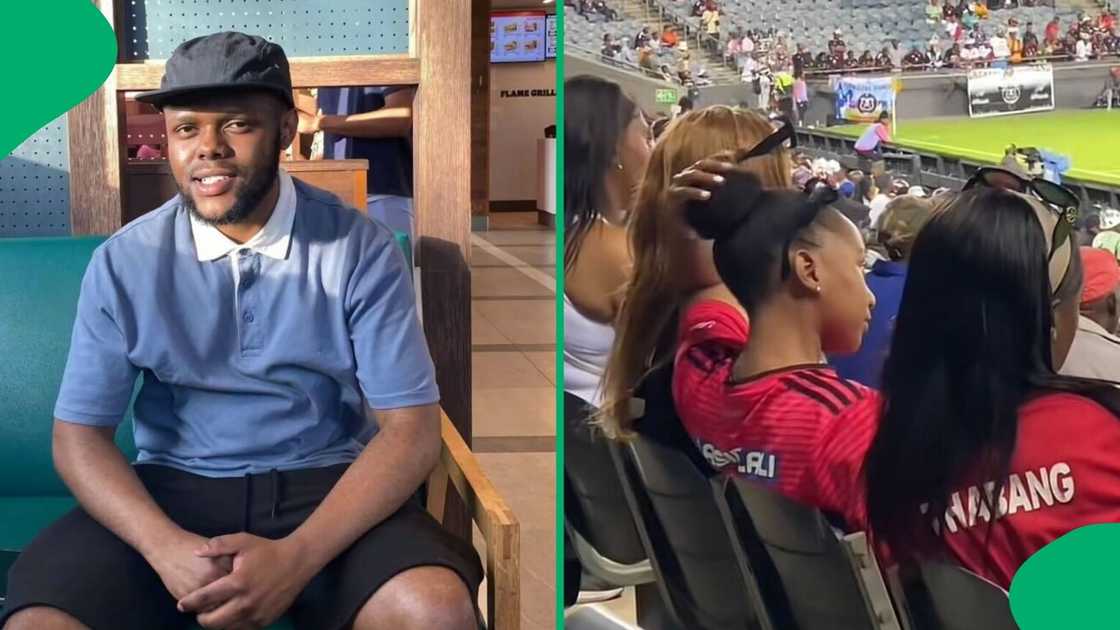 A TikTok video shows a man unveiling his crush. A TikTok video shows a man unveiling his crush.