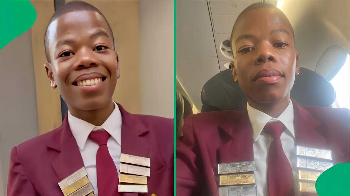 Sbusiso Buthelezi represented Zimele Secondary as a matric top achiever