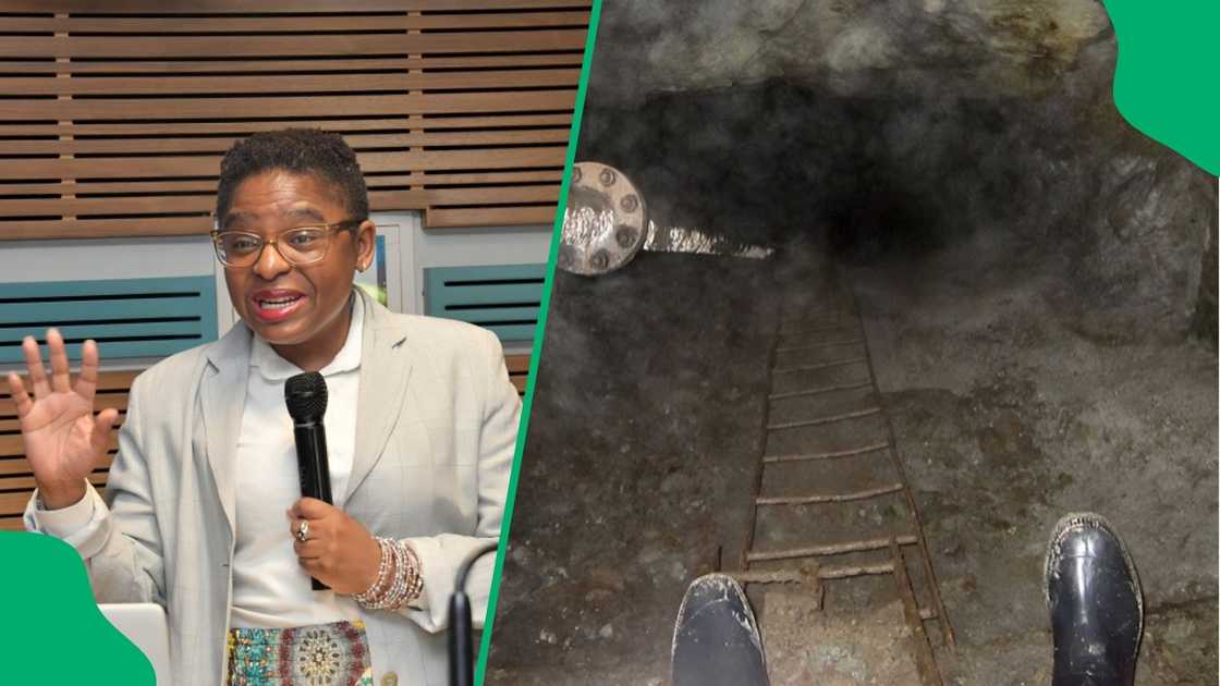 Ntshavheni posts viral clip to remind critics of danger zama zamas pose Ntshavheni posts viral clip to remind critics of danger zama zamas pose
